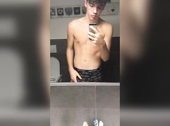 Horny italian twink jerking•