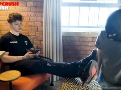 Beautiful boy trainers worship