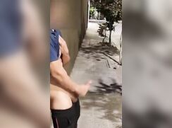 Risky wanking 043