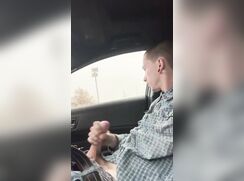 Goonin in the car