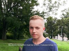 CH 472, Camera guy pays a young guy in medium blue T to suck and be fucked