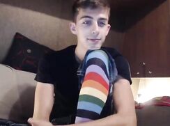Guy cams while giving a show
