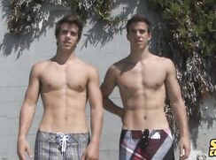 Double Trouble - twin twinks in action