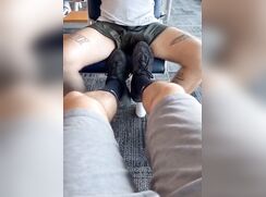 Teasing Partner’s Airport Boner