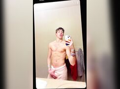 Tiktoker in bathroom gay porn tube