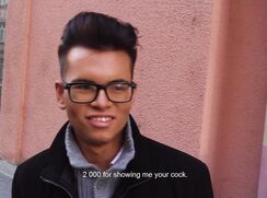 CH 502, Camera guy pays a young guy in black zip up coat to suck and be fucked