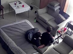 Neighbor twink comes over to smoke and cum!