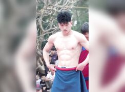 Hot young asian wrestler (no porn)