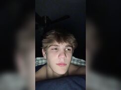 cute blonde snapchating cumming abs jo