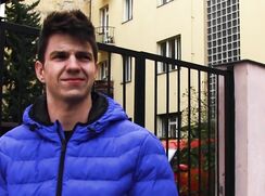 CH 516, Camera guy pays a young guy in blue warm jacket to suck and be fucked