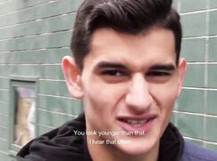 CH 525, Camera guy pays a young guy in purple jacket and black hoodie to suck and be