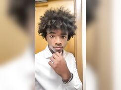 Beautiful Black boy with luscious lips