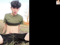AA Vid - Gay porn cutie wanks outdoors amateur hot twink boy tube