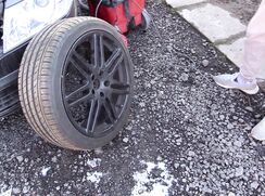 CH 534, Camera guy pays a young guy in brown parka working on his car to suck and be