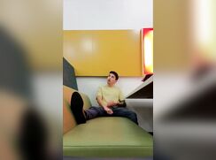 AHV - Risky restaurant wank (Almost caught!)