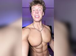 Muscle Guy with Bad Hair and Tacky Veneers Talks Tough