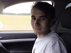 CH 560, Camera guy pays a young hitchhiking guy in a grey top to suck and be fucked