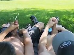 Roadside Jerk & Cum Duo