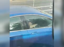 Trucker Spots Naked Wanker Driving