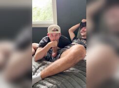 Soul sucking my teammates cock