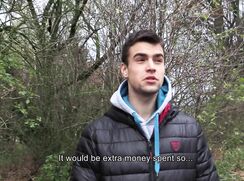 CH 577, Camera guy pays a young guy in a black jacket and a gre