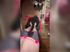 Young boy self piss