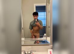 asian american college boy cum 5
