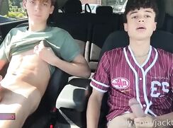 Jack twinkie blowjob in the car