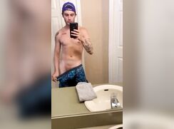 Fraternity boy gets baited into jerking various times