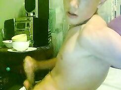 Spiky Hair Uncut Twink Jerk & Cum For Catfish