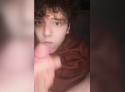 Public car sex at night