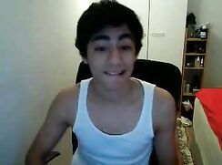 Desi Twink Jerks Uncut Cock
