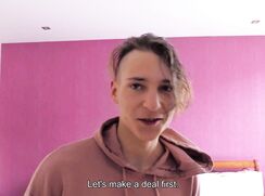 CH 615, Camera guy pays a young guy in a pink hoodie to be suck and be fucked