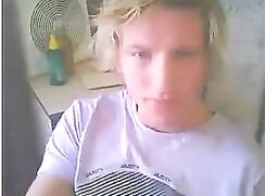Hot Surfer Blond Bedroom Jerk