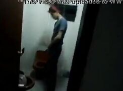 Friends Surprise Big Cock in Bathroom