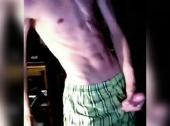 Twink Wanks Through The Fly Then Strips