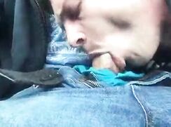 Moaning in Ecstasy: Huge Cock Oral with Tight Jeans