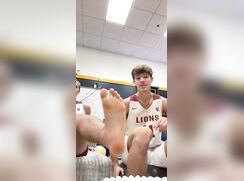 Feet show for likes