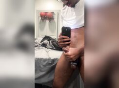 Jordan BBC With his ball stretcher cock ring