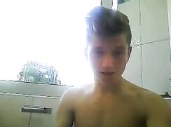 Johnny Bravo Smooth Twink Jerks Shaved Uncut Cock