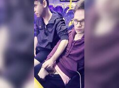 Handjob On A Bus For Uncut Twink