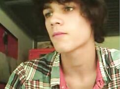 Cute Italian Twink Jerks Uncut Cock