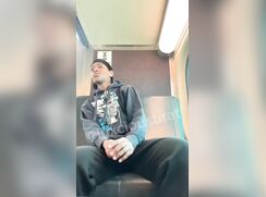 Hot Black guy on the elevated train