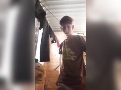 young latin boy whit huge penis