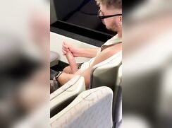 Big dick on a train.