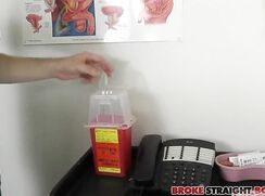 Twink Getting His Shots and Two Dicks