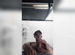 AHV - Twink guy looks down on you