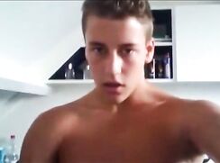 Attic Bedroom Twink Jerk & Cum