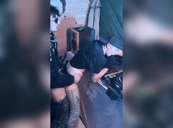 Bi-curious DJ Fucking Twink at Seedy House Party