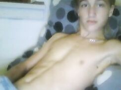 Uncut Blond Twink Interrupted & Nearly Caught
